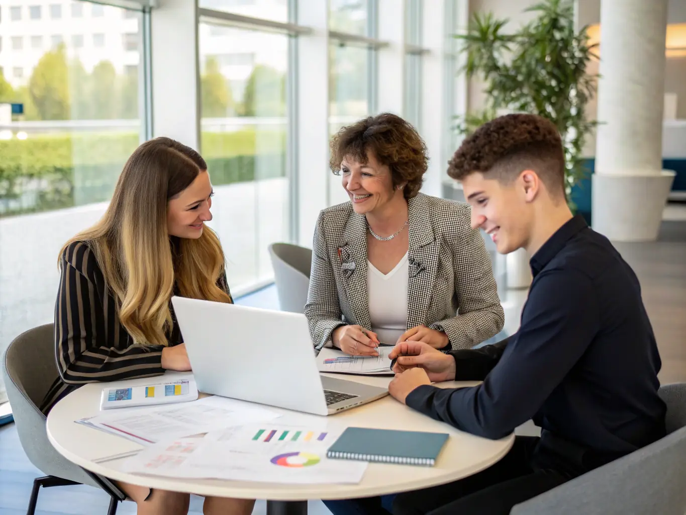 An illustration depicting a team of marketers collaborating seamlessly on the itoa platform, emphasizing the platform's ability to streamline communication and improve team productivity.